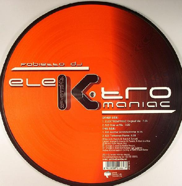 Fabietto DJ - Elektromaniac / 828 | Ipnotika (IPNO 071) - 2