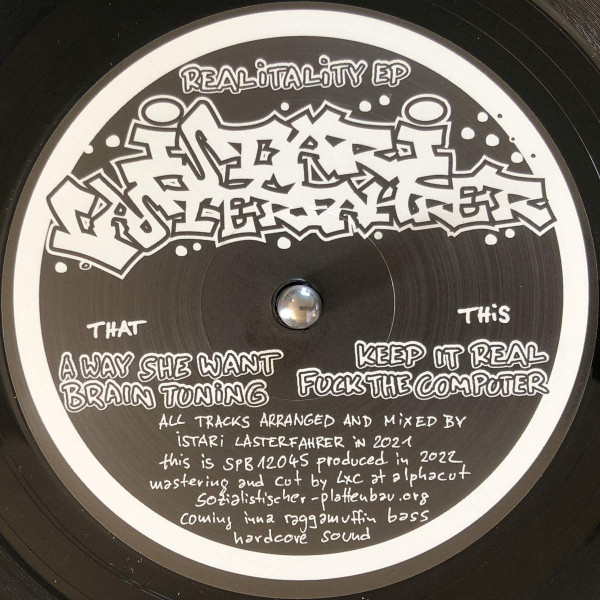 Istari Lasterfahrer - Realitality EP - Dubcore Volume 23 | Sozialistischer Plattenbau (SPB12045)