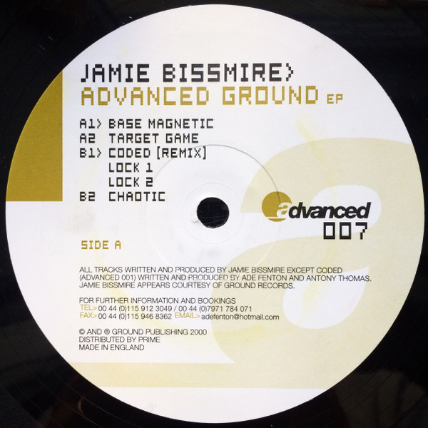 Jamie Bissmire - Advanced Ground EP | Advanced (ADV 007)