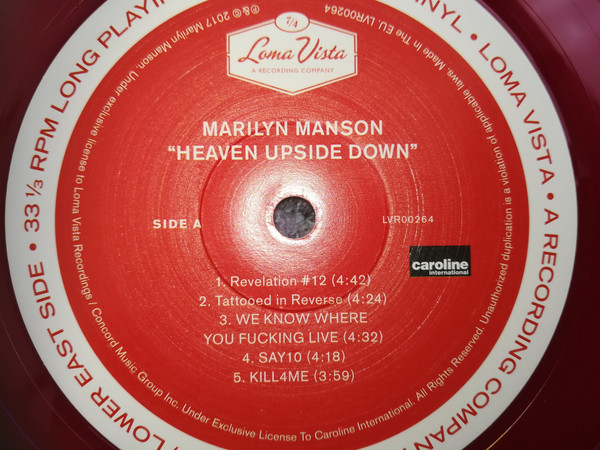 Marilyn Manson - Heaven Upside Down | Loma Vista (LVR00264) - 3