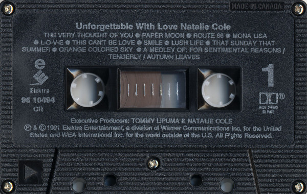 Natalie Cole - Unforgettable With Love | Elektra (96 10494)