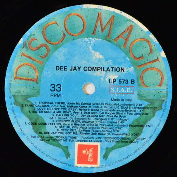 Various - Dee Jay Compilation | Discomagic Records (LP 573) - main Various - Dee Jay Compilation | Discomagic Records (LP 573) - main