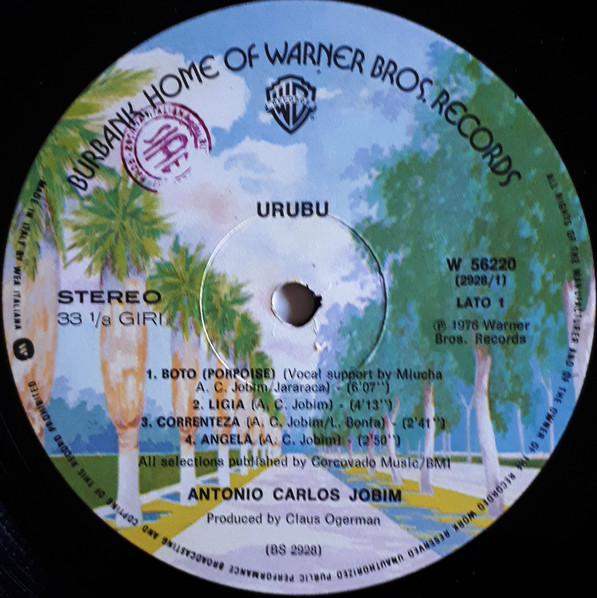 Antonio Carlos Jobim - Urubu | Warner Bros. Records (W 56220) - 3