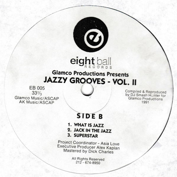 Glamco Productions - Jazzy Grooves Vol. II | Eightball Records (EB 005) - 2