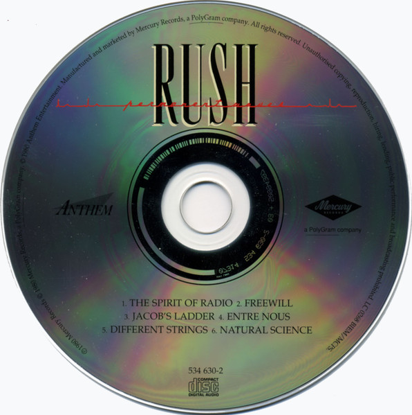Rush - Permanent Waves | Mercury (534 630-2) - 3