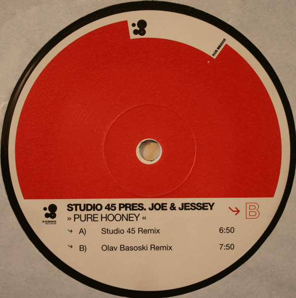 Studio 45 Pres. Joe & Jessey - Pure Hooney | Kosmo Records (KOS BB2005) - 2