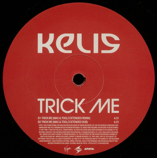 Kelis - Trick Me | Virgin (VSTDJY1872) - 2