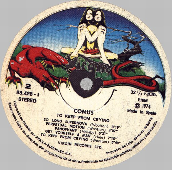 Comus - To Keep From Crying | Virgin (88.428-I) - 2