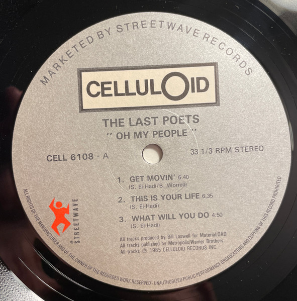 The Last Poets - Oh My People | Celluloid (CELL 6108) - 3 The Last Poets - Oh My People | Celluloid (CELL 6108) - 3