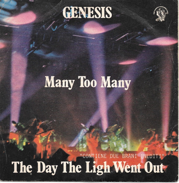 Genesis - Many Too Many / The Day The Ligh Went Out | Charisma (6079 467)