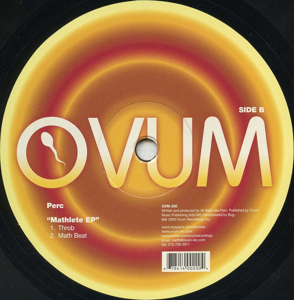 Perc - Mathlete EP | Ovum Recordings (OVM-200)
