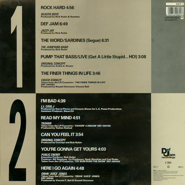 Various - Kick It! (The Def Jam Sampler Volume One) | Def Jam Recordings (KIKIT 1) - 2 Various - Kick It! (The Def Jam Sampler Volume One) | Def Jam Recordings (KIKIT 1) - 2