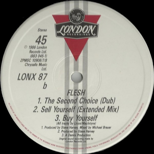 Flesh - The 2nd Choice | London Records (LONX 87) - 4