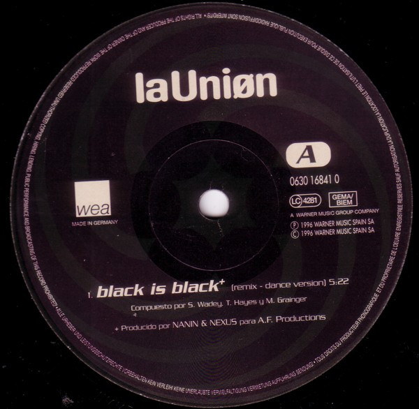 La Unión - Black Is Black | WEA (0630 16841 0) - 2 La Unión - Black Is Black | WEA (0630 16841 0) - 2