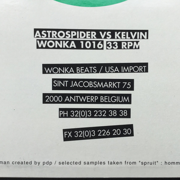 Astrospider vs. Kelvin - The Black Bush EP | Wonka Beats (WONKA 1016) - 7