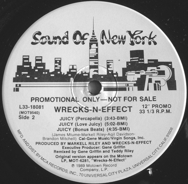 Wrecks-N-Effect - Juicy | Sound Of New York (L33-18081)