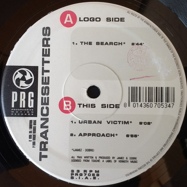 Trancesetters - The Search | PRG (Progressive Motion Records) (PRG7053)