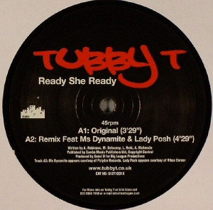 Tubby T - Ready She Ready | 51st State (51ST1201X)