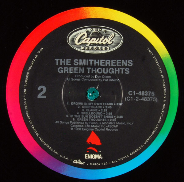 The Smithereens - Green Thoughts | Capitol Records (C1-48375) - 4 The Smithereens - Green Thoughts | Capitol Records (C1-48375) - 4