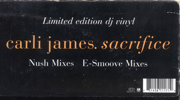 Carli James - Sacrifice | A&M Records (581 117-1) - 4