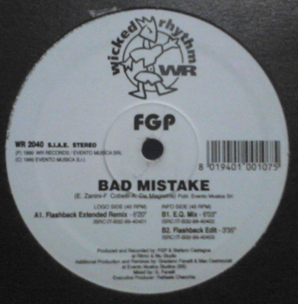 FGP - Bad Mistake  | Wicked Rhythm (WR 2040)