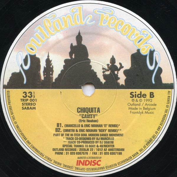 Chiquita - Cavity | Outland Records (TRIP 001) - 4