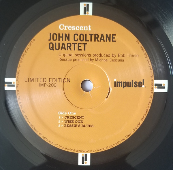 The John Coltrane Quartet - Crescent | Impulse! (IMP-200) - 3