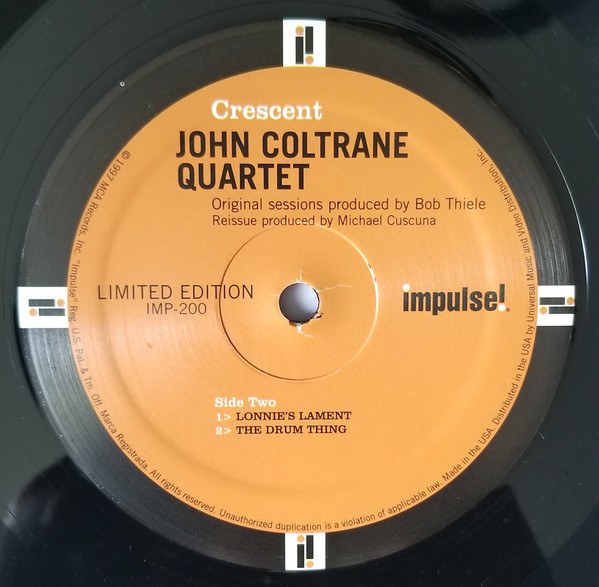 The John Coltrane Quartet - Crescent | Impulse! (IMP-200) - 4