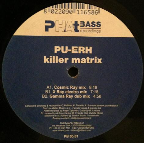 Pu-Erh - Killer Matrix | Phat Bass Recordings (PB 05.01) - main Pu-Erh - Killer Matrix | Phat Bass Recordings (PB 05.01) - main