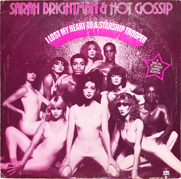 Sarah Brightman & Hot Gossip - I Lost My Heart To A Starship Trooper | Ariola Hansa (AHAD 527 12) Sarah Brightman & Hot Gossip - I Lost My Heart To A Starship Trooper | Ariola Hansa (AHAD 527 12)
