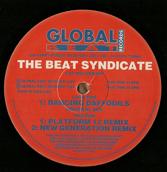 The Beat Syndicate - Dancing Daffodils | Global Beat Records (GBB 001) - main