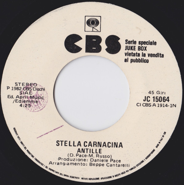 Stella Carnacina / Buckner & Garcia - Antille / Pac-Man Fever | CBS (JC 15064)