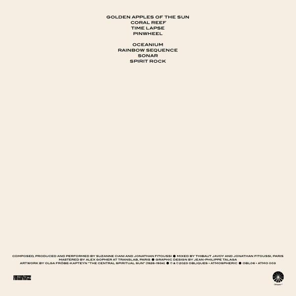 Suzanne Ciani , Jonathan Fitoussi - Golden Apples of the Sun | Obliques (OBL06) - 2 Suzanne Ciani , Jonathan Fitoussi - Golden Apples of the Sun | Obliques (OBL06) - 2
