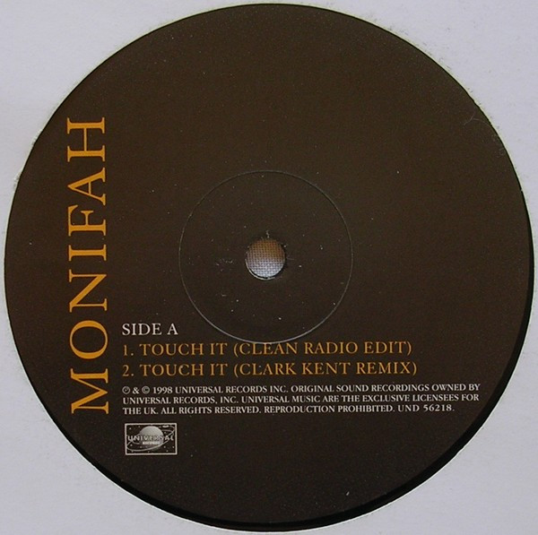 Monifah - Touch It | Universal Records (UNT 56218) Monifah - Touch It | Universal Records (UNT 56218)