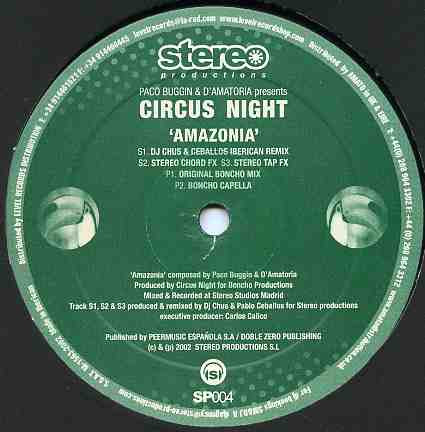 Paco Buggin & D'Amatoria Presents Circus Night - Amazonia | Stereo Productions (SP004)