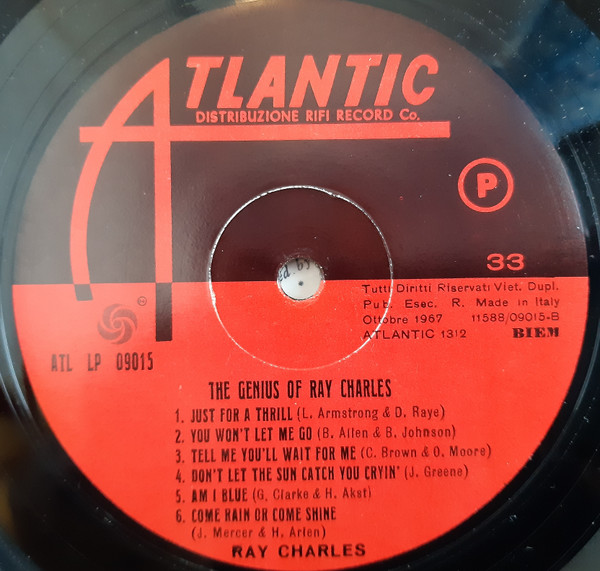 Ray Charles - The Genius Of Ray Charles | Atlantic (ATL-LP 09015) - 4