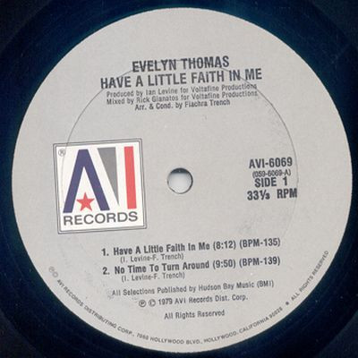 Evelyn Thomas - Have A Little Faith In Me | AVI Records (AVI-6069) - 2