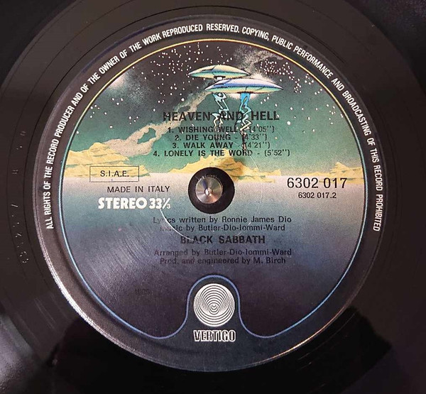 Black Sabbath - Heaven And Hell | Vertigo (6302 017) - 4 Black Sabbath - Heaven And Hell | Vertigo (6302 017) - 4