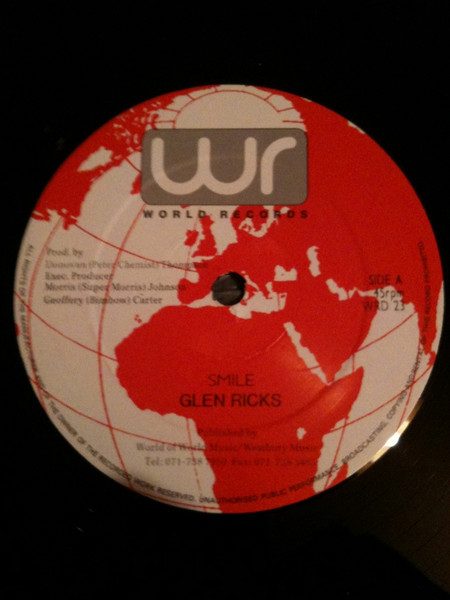 General Pecos / Glen Ricks - Mad House / Smile | World Records (WRD 23) - 2