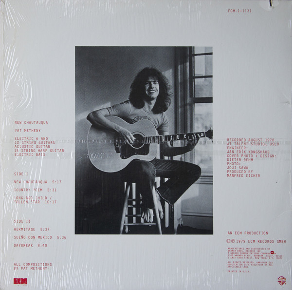 Pat Metheny - New Chautauqua | ECM Records (ECM -1-1131) - 2