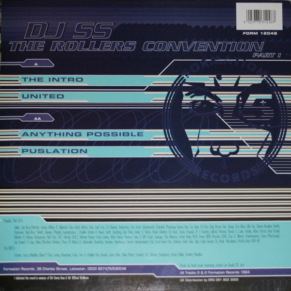 DJ SS - The Rollers Convention EP (Part 1) | Formation Records (FORM 12048) - 2