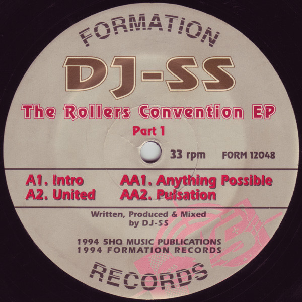 DJ SS - The Rollers Convention EP (Part 1) | Formation Records (FORM 12048) - 3