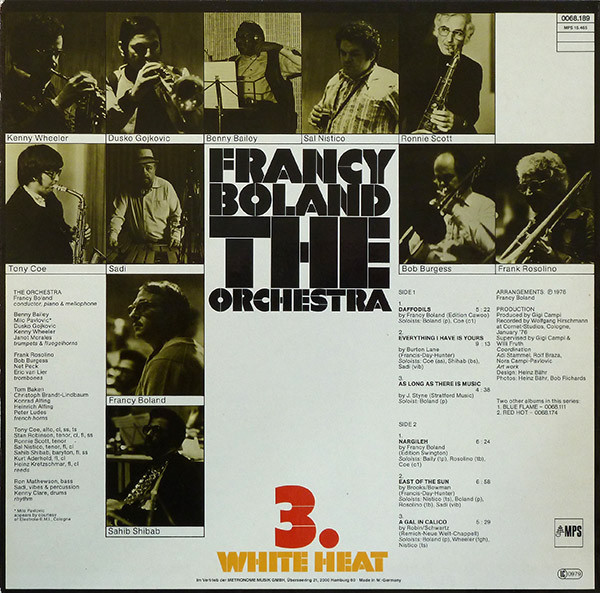 Francy Boland And Orchestra - 3. White Heat | MPS Records (0068.189) - 2