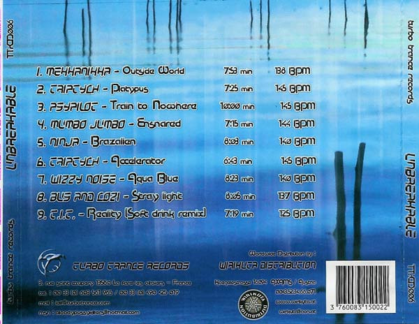 Various - Unbreakable | Turbo Trance Records (TTrCD006) - 2