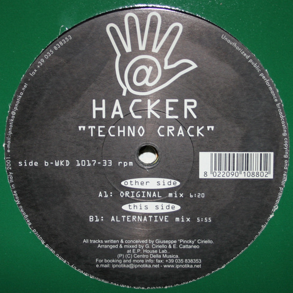 Hacker - Techno Crack | Wicked Records (WKD 1017)