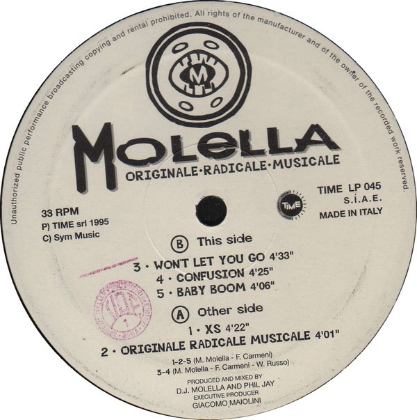 Molella - Originale Radicale Musicale | TIME (TIME 045 LP) - 3