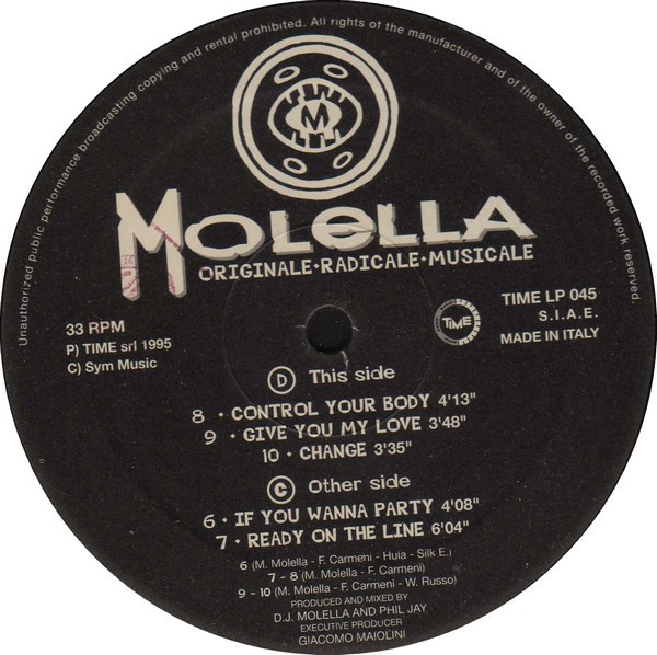 Molella - Originale Radicale Musicale | TIME (TIME 045 LP) - 5