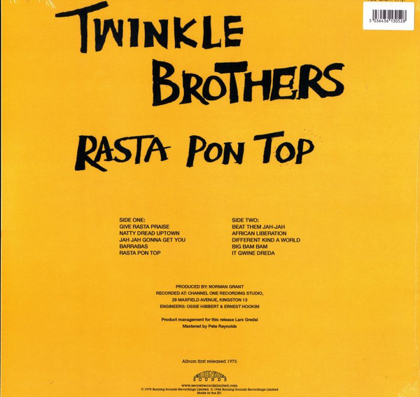 Twinkle Brothers - Rasta Pon Top | Burning Sounds (BSRLP922R) - 3