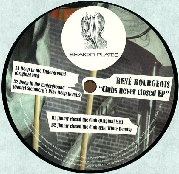 René Bourgeois - Clubs Never Closed EP | Shaker Plates (SHPL013) - main