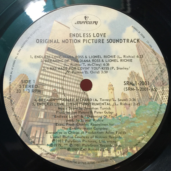 Various - Endless Love [Vinyl] | Mercury (SRM-1-2001) - 4